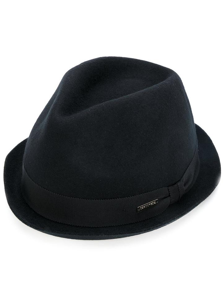 Dsquared2 - Trilby Hat - Men - Wool Felt - L, Black, Wool Felt