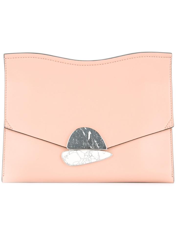 Proenza Schouler Medium Curl Clutch - Pink & Purple