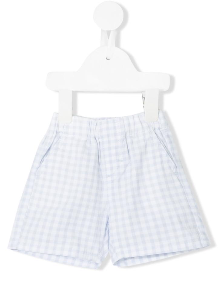 Knot - Check Shorts - Kids - Cotton - 36 Mth, White