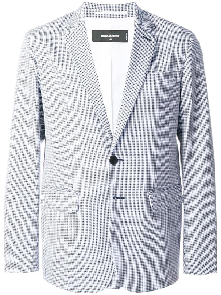 Dsquared2 Patterned Blazer - Black