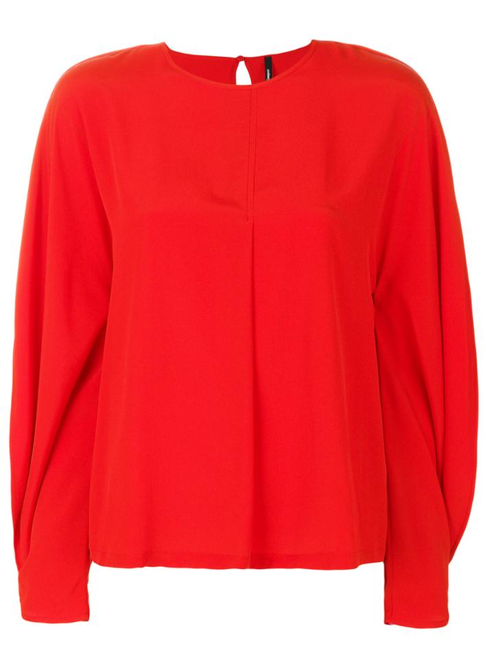 Pierantoniogaspari Puff Sleeve Top - Red