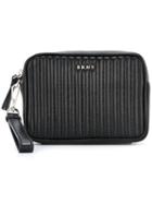 Dkny - Quilted Clutch - Women - Calf Leather - One Size, Women's, Black, Calf Leather