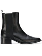 Loewe Block Heel Ankle Boots - Black