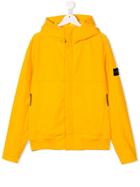Stone Island Junior Teen Hooded Jacket - Yellow
