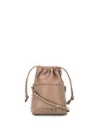 Valentino Valentino Garavani Rockstud Bucket Bag - Neutrals