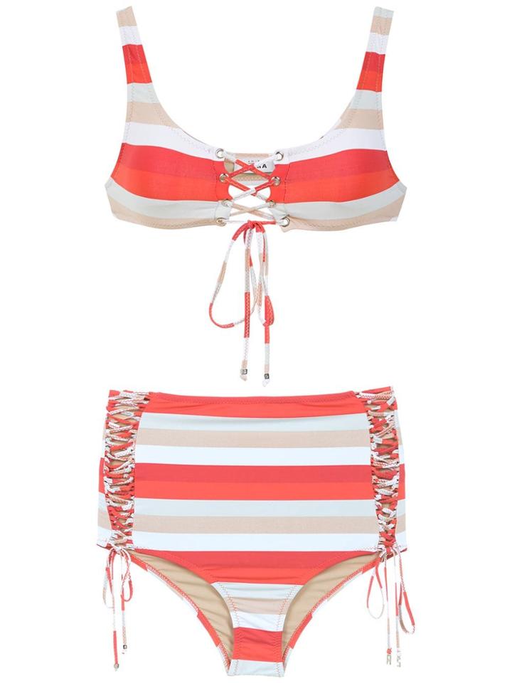 Amir Slama Hot Pant Bikini - Red