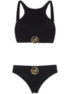 Agent Provocateur Laurella Logo Plaque Bikini - Black
