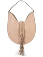 Altuzarra Tassel Detail Shoulder Bag, Women's, Nude/neutrals, Leather