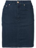 Won Hundred Fitted Denim Skirt - Blue