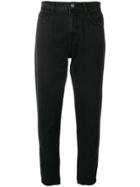 Current/elliott Cropped Slim Jeans - Black
