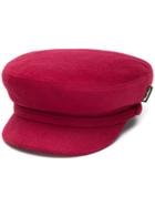 Borsalino Baker Boy Hat - Red