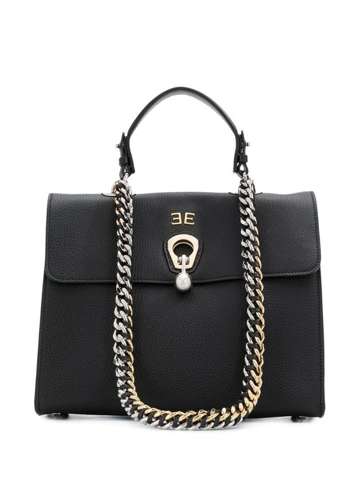 Ermanno Scervino Flap Tote - Black