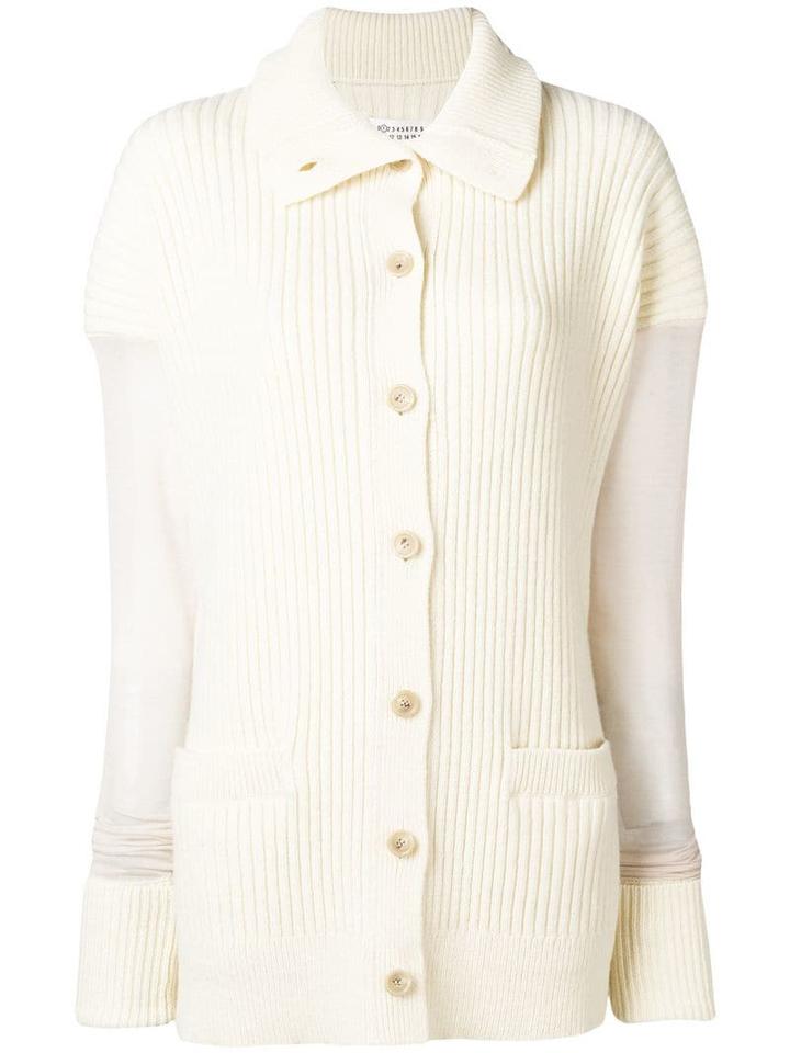 Maison Margiela Longsleeved Elongated Sweater - Neutrals
