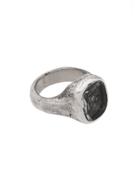 Tobias Wistisen Large Stone Ring - Silver