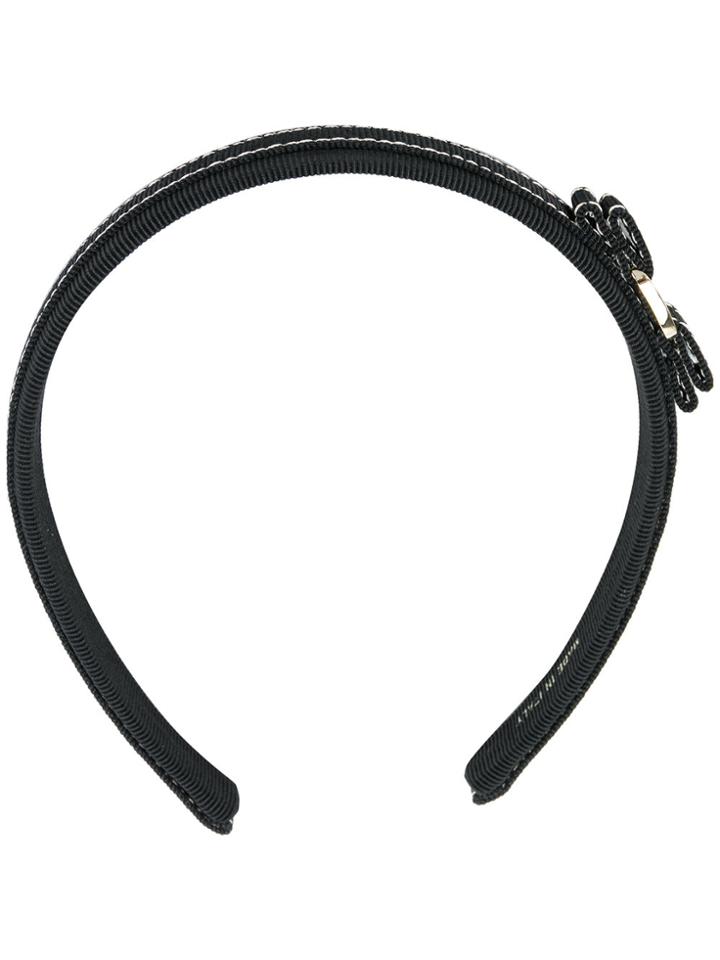 Salvatore Ferragamo Vara Bow Headband - Black