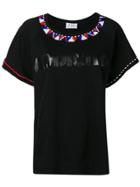 P.a.r.o.s.h. Bead Embroidered T-shirt - Black