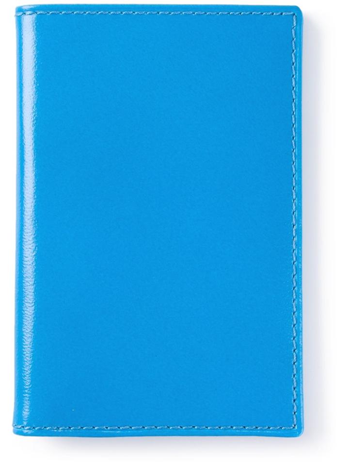 Comme Des Garçons Wallet 'super Fluo' Billfold Wallet - Blue