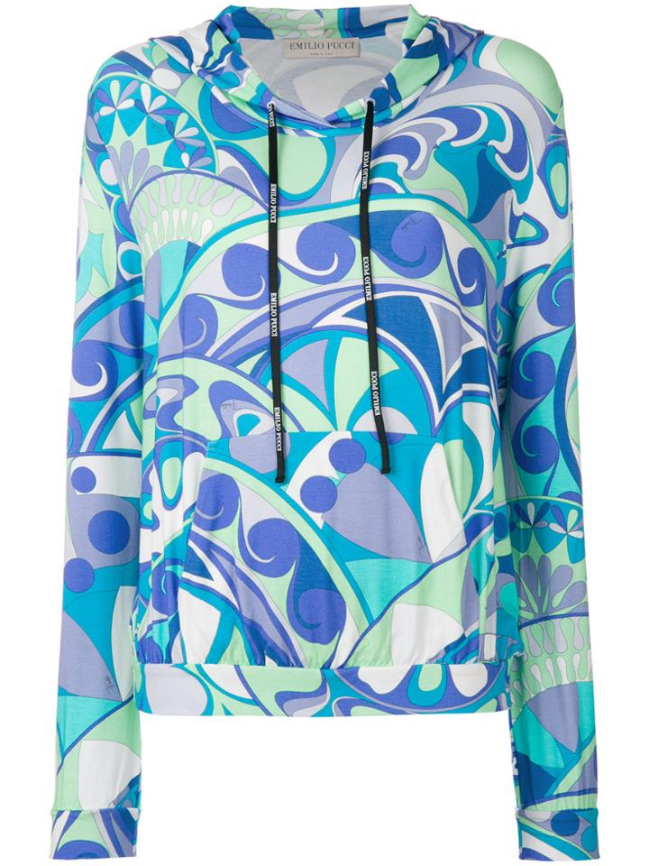 Emilio Pucci Graphic Print Hoodie - Multicolour