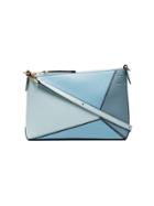Loewe Blue Puzzle Leather Cross Body Bag
