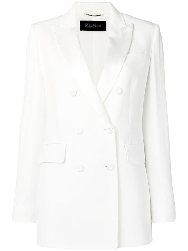 Max Mara Classic Double-breasted Blazer - Black