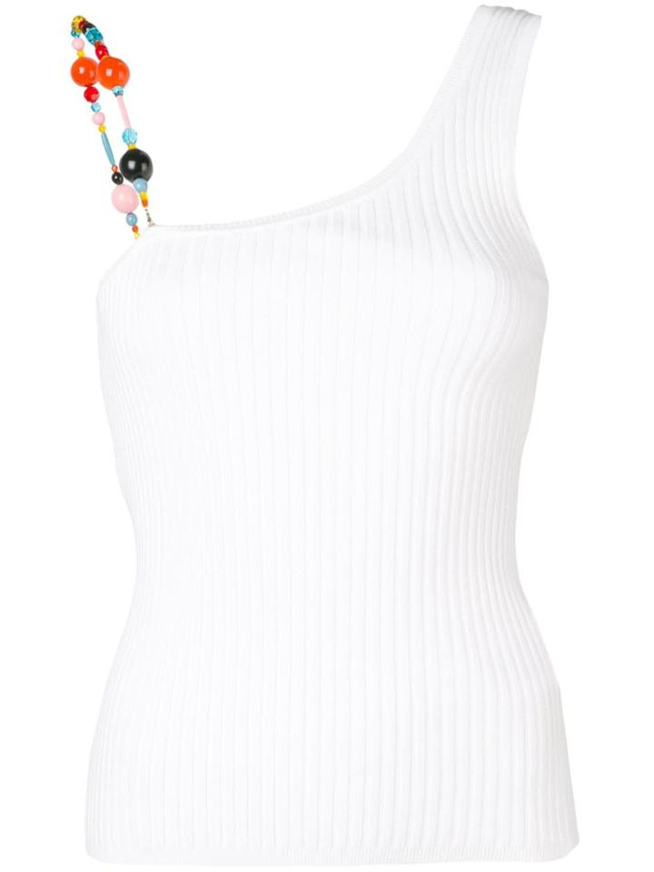 Emilio Pucci One-shoulder Tank Top - White