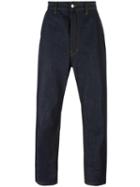 Ami Alexandre Mattiussi Carrot Fit Five Pocket Jeans, Men's, Size: 42, Blue, Cotton