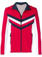 Rossignol Rossignol X Tommy Hilfiger Colour Block Zipped Jacket - Red