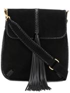 Alberta Ferretti Tassel Detail Shoulder Bag - Black