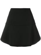 Red Valentino Flared Mini Skirt - Black