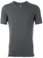Label Under Construction Round Neck T-shirt, Men's, Size: 50, Grey, Cotton