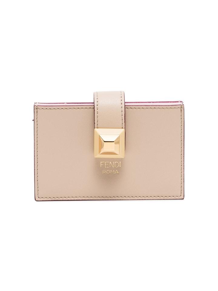 Fendi Fndi Crdhldr W Sq Std - Nude & Neutrals
