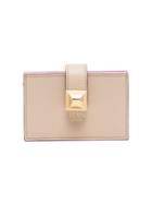 Fendi Fndi Crdhldr W Sq Std - Nude & Neutrals