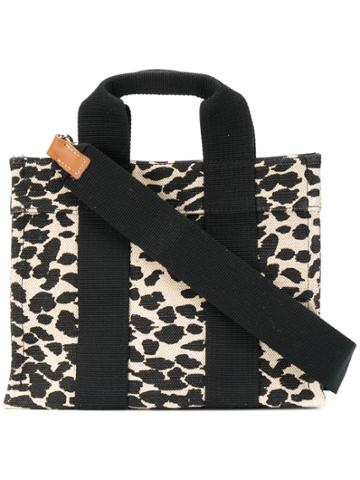 Rue De Verneuil Leopard Print Tote - Nude & Neutrals