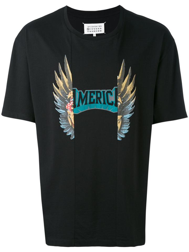 Maison Margiela - Graphic Print T-shirt - Men - Cotton - 50, Black, Cotton