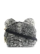 Liska Fur Crossbody Bag - Grey