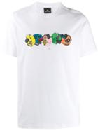 Ps Paul Smith Graphic Helmet T-shirt - White