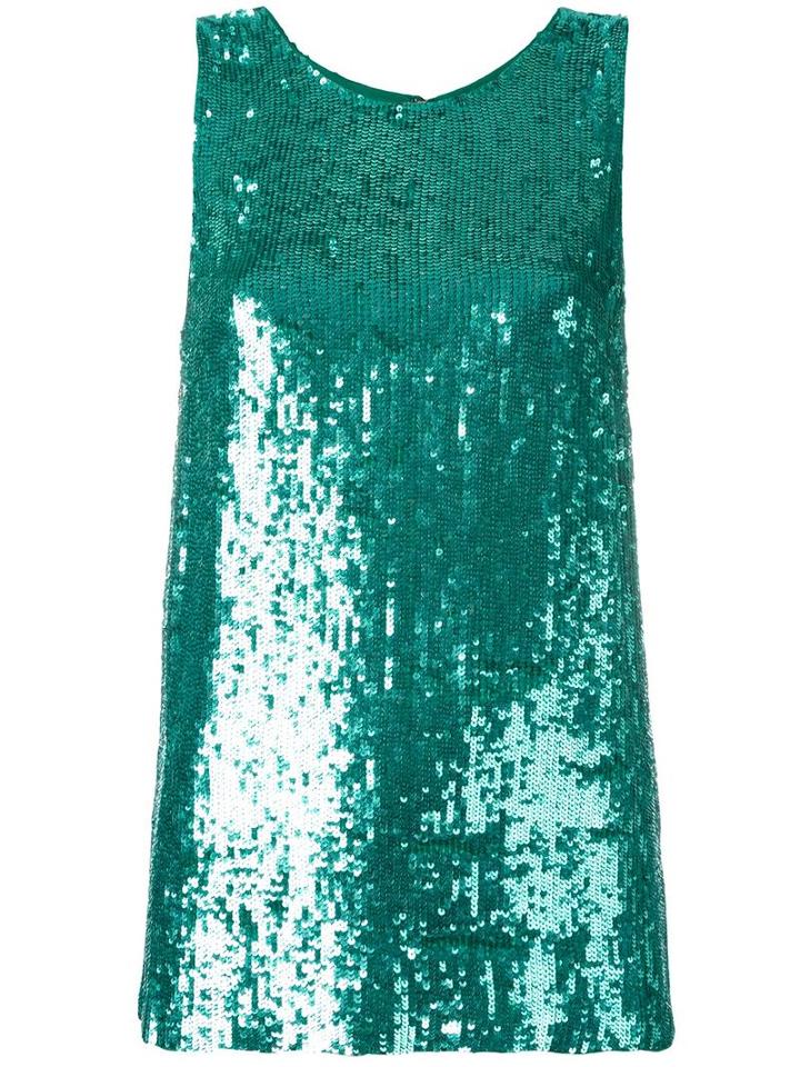 P.a.r.o.s.h. 'googi' Tank, Women's, Size: Medium, Green, Viscose