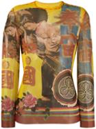 Jean Paul Gaultier Vintage Geisha Print Top