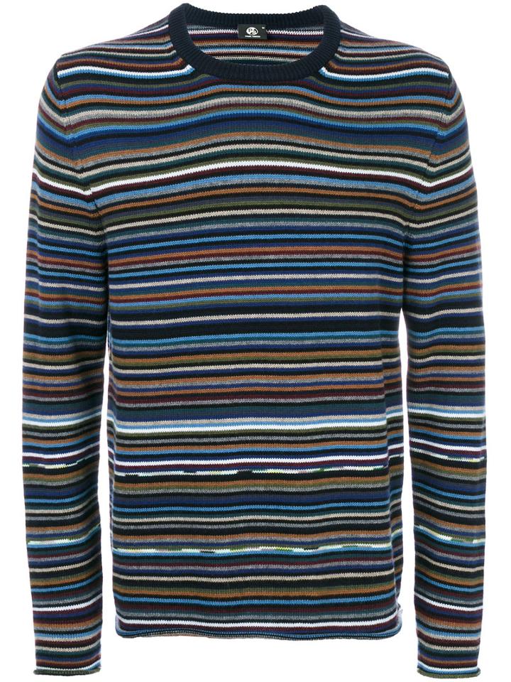 Ps By Paul Smith - Striped Knit Jumper - Men - Cotton/merino - S, Cotton/merino
