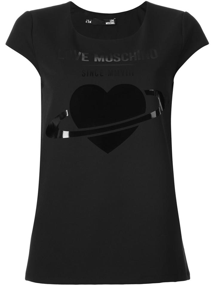 Love Moschino 'heart' Print T-shirt