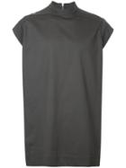 Rick Owens Drkshdw - Rear Zip Vest - Men - Cotton - One Size, Green, Cotton