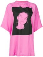 Alyx Face Print T-shirt - Pink & Purple