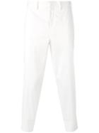 Neil Barrett - Tapered Trousers - Men - Cotton/spandex/elastane - 52, White, Cotton/spandex/elastane