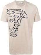 Versace Collection Medusa Print T-shirt, Men's, Size: Large, Nude/neutrals, Cotton