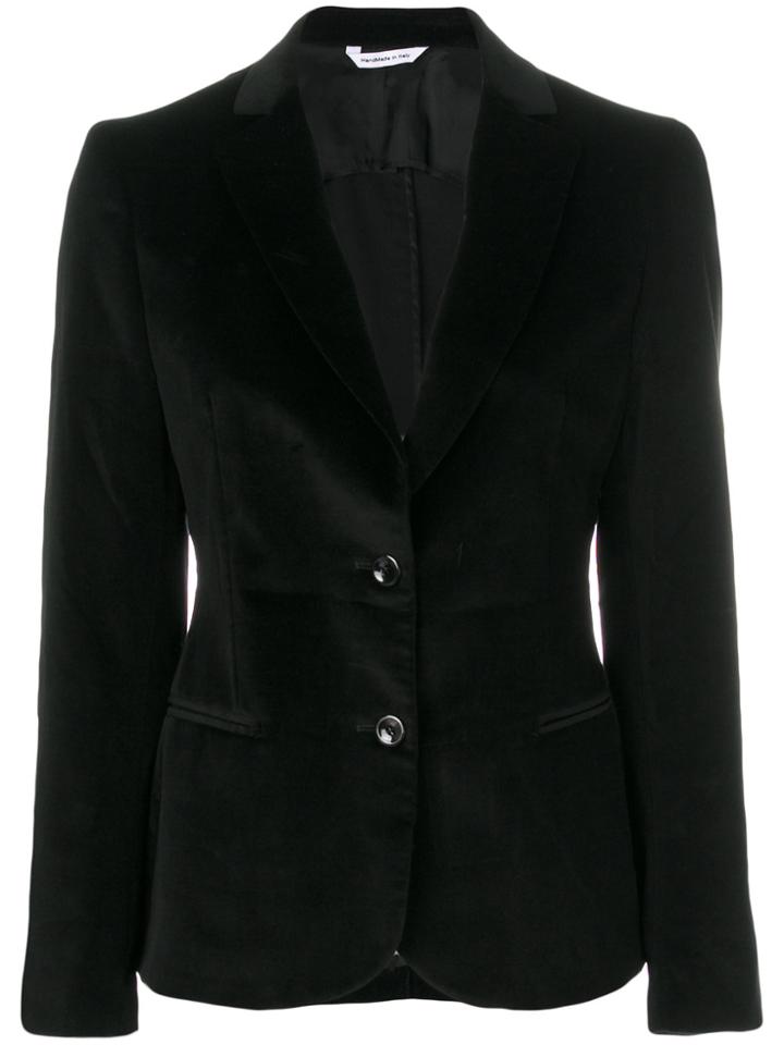 Tonello Classic Fitted Blazer - Black