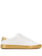 Saint Laurent Andy Perforated Sneakers - White