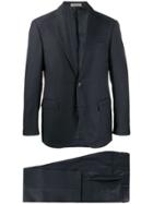 Corneliani Two Piece Slim-fit Suit - Blue