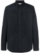 Givenchy Pleated Bib Shirt - Black