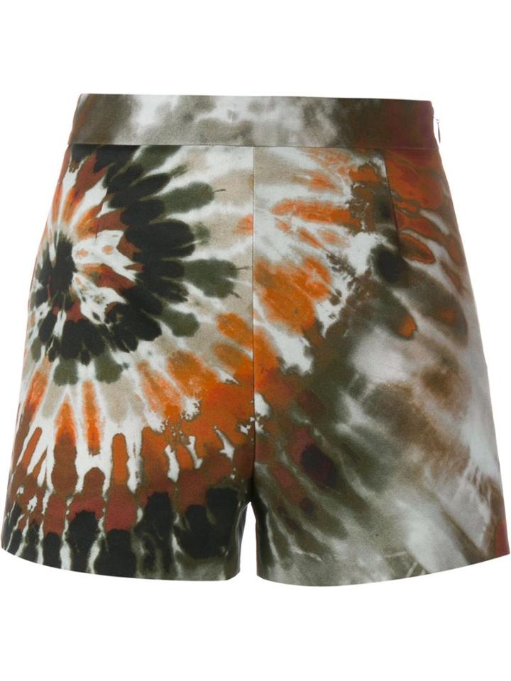 Valentino Tie Dye Cotton Shorts