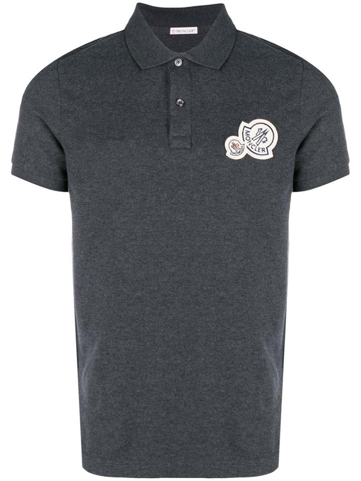Moncler Basic Polo Shirt - Grey